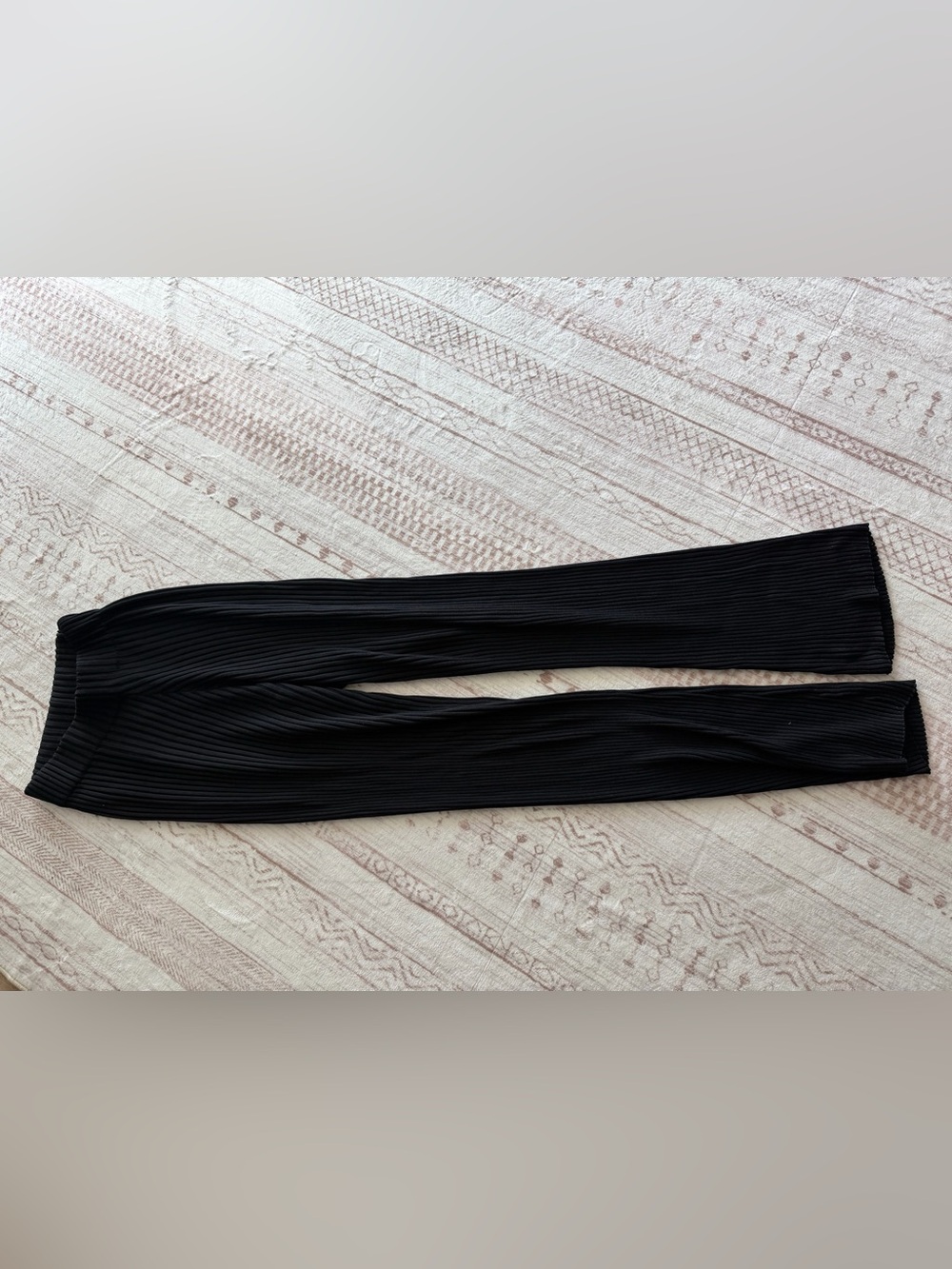 DISSH Black Ribbed Knit Pants- XS - Picture 2 of 5
